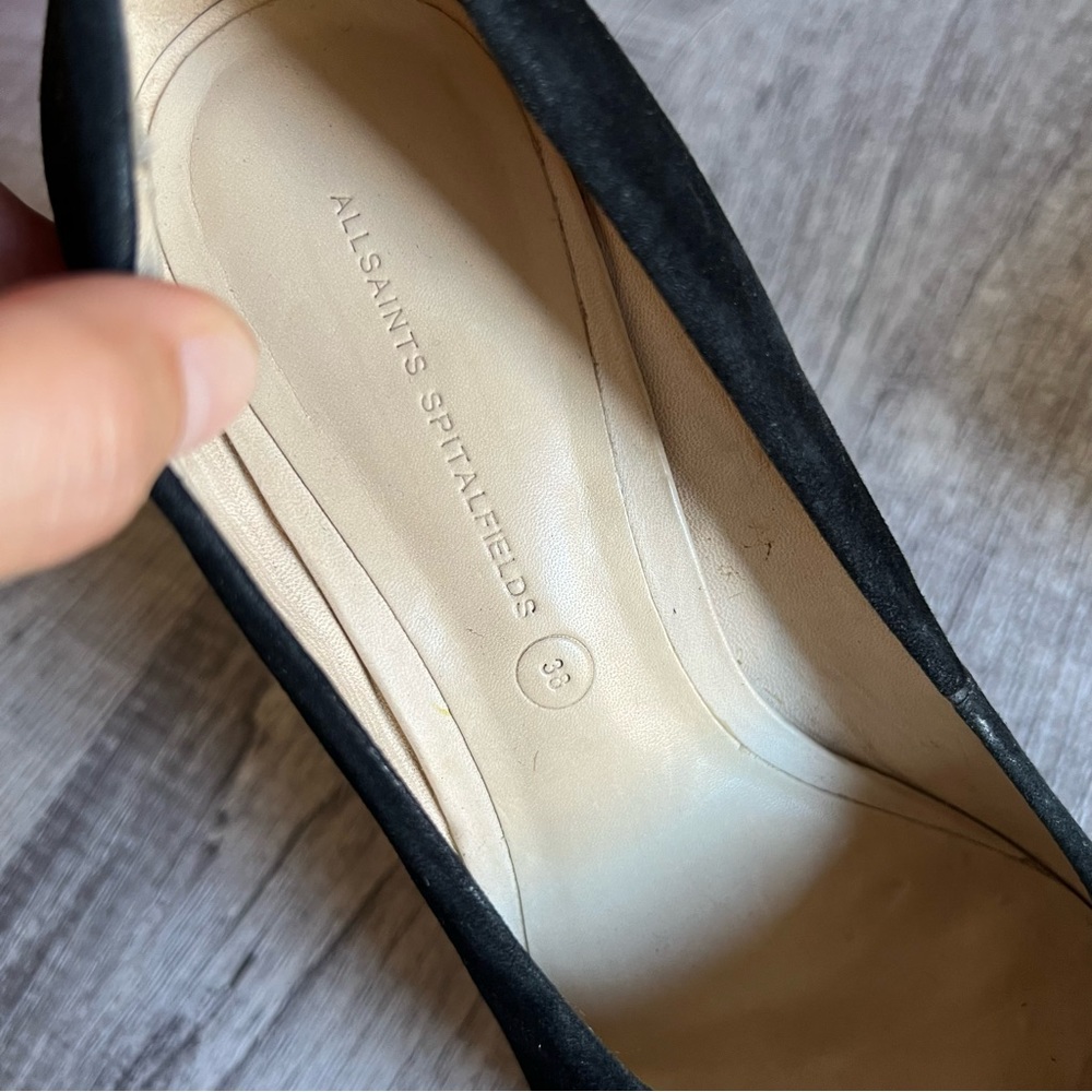 Rare Allsaints spitalfields Platform Wedges Shoes Size 38 - Picture 9 of 12